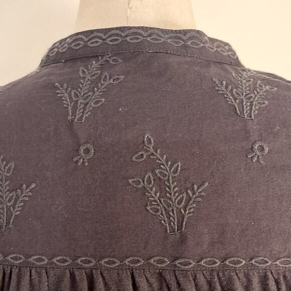 Lucky Brand Black/Charcoal Top | Size S - Picture 5 of 8